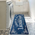 Laundry Room Rug Runner 24"x60", Non Slip Waterproof Mats for Laundry Room Decor, Washable Floor Rug for Mudroom, Navy