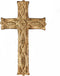 Hosley Wooden Cross - 8 Inches Long Hand Carved Ideal Gift or Decoration for Home, Weddings, and Meditation