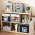 Cube Storage Bins - Fabric Shelves for Closet Organization, Foldable Storage Bins for Clothes, Set of 6, Black
