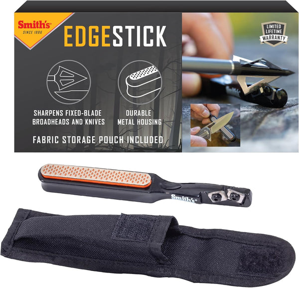 Smith’s 50047 Edgesport Stick Knife & Broadhead Sharpener - Portable Hunting & Archery Tool