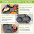 Xtujcya 4-Cup Egg Pan, Premium Egg Pans Nonstick, Omelette Pan with Lid , Healthy Egg Frying Pan for Breakfast, Egg