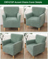 1 Sofa,29 CRFATOP Stretch Piece Chair Covers with Arms Jacquard Accent Chair Cover Armchair Flower Soft Banquet