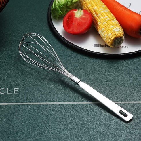 Berglander Whisks for Cooking, Stainless Steel Balloon Whisk Set, Sturdy Kitchen Wire Whisks for Baking, Blending,