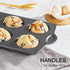 HONGBAKE Nonstick Jumbo Muffin Pan, 2 Pack Large Cupcake Tin for Baking, 3.5dia, 6 Cup, Extra Thick