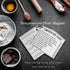 Kitchen Temperature Meat Chicken Fish Chart Magnet | Must have for any Chef | Cups Teaspoons Tablespoon Ounces and Milliliters | Magnetic Cooking Chart Equivalents by Coastville
