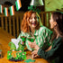 Countertop FYSUIMU St. Patrick' s Day Paper Towel Holder Green Luck Shamrock Clover Gnome Metal Tissue Holder Stand