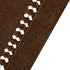 Grelucgo Small Short Hemstitch Table Runner – Chocolate Brown Dresser Scarf, Solid Color (14 x 48 inch)