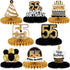 LINGTEER Happy 55th Birthday Table Honeycomb Centerpieces - Cheers to 55th Birthday Party Decorations Gift Sign