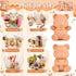 SUMMORO 2 Pcs Brown Sugar Keeper Terracotta Brown Sugar Bear Saver and Softener Disc in Food Storage Container for Food