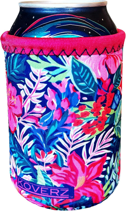 Koverz Neoprene Insulated Bottle Sleeve, Fits 8-12 Oz, Small Size, Hibiscus