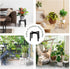7.5" 9.8" Wood x Plant Stand Indoor Outdoor, Wooden Single Floor Plant Pot Holder, Natural Plant Stand, Assembly