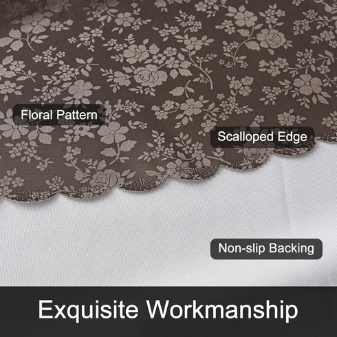 70" 70") Smiry Round Table Cloth, Waterproof Heavy Duty Vinyl Tablecloths, Wipeable Washable Table Cover for Kitchen