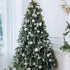 GWHOLE 12 PCS Candy Cane Christmas Decoration, Black and White Plastic Candy Cane Ornaments for Christmas Tree Wreath
