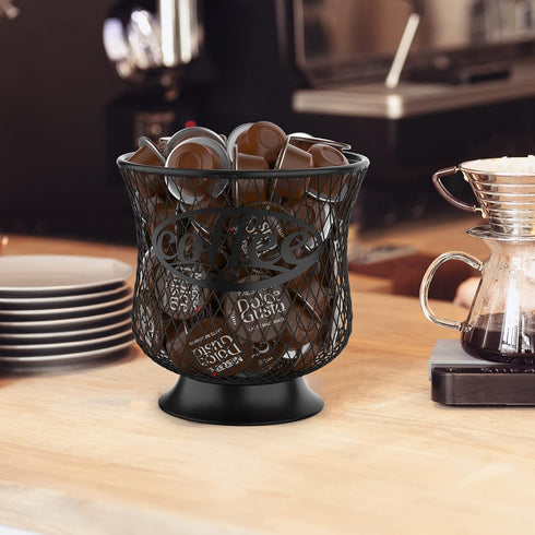 Coffee Pod Holder, Large Capacity K Cup Organizer for Kitchen Countertop, Coffee Bar Accessories