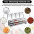2 Set 10 4 3.2 8 Acrylic Seasoning Organizer Box x x in Clear Seasoning Rack Spice Pot Condiment Container with Lid