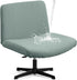 YISUN Waterproof Criss Cross Chair Cover, Stretch Jacquard Armless Chair Slipcover Washable