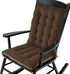 AddGrace Non-Slip Rocking Chair Cushion Extra Large Linen Thick Chair Pads Durable