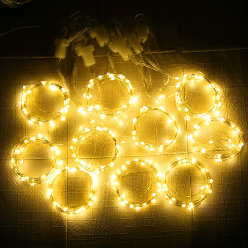300 8 HOME LIGHTING Window Curtain String Lights, LED Lighting Modes Fairy Copper Light with Remote, USB Powered
