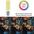 E17 LED Bulb Dimmable, 7W Microwave Oven Bulbs, 120V 60W Equivalent, Natural White 4000K, 2 Pack for Whirlpool Maytag