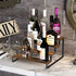 4 (4 YINMIT Wooden Display Riser Stand, Tiered Perfume and Cologne Organizer Stand, Tier Spice Rack Organizer, Rustic