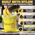 13.8x10.6" Banana Storage Bag with Aluminum Lining - Banana Bags to Keep Bananas Fresh Longer, Nylon Banana Keeper