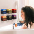 Magnetic Tea Bag Organizer, 6-Piece Metal Storage for Refrigerator, Counter, Kitchen Shelf, Ideal Gift for Tea Lovers