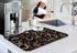 Coffee Bar Mat Accessories for Countertop Absorbent Hide Stain Rubber Backed Dish Drying Mats for Kitchen Counter Draining Pad Decor Gift Fit Under Coffee Maker Coffee Pot Espresso Machine (20x12in)