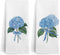 Gnmduw Blue Hydrangea Floral Kitchen Towels, Hydrangea Flower Decor Hand Towels Set of