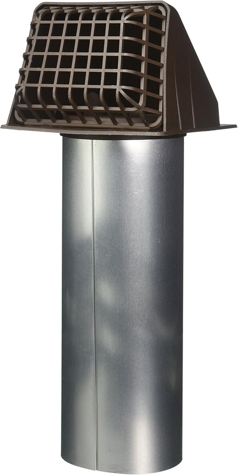 Deflecto Brown Dryer Vent Hood Assembly