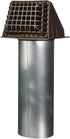 Deflecto Brown Dryer Vent Hood Assembly