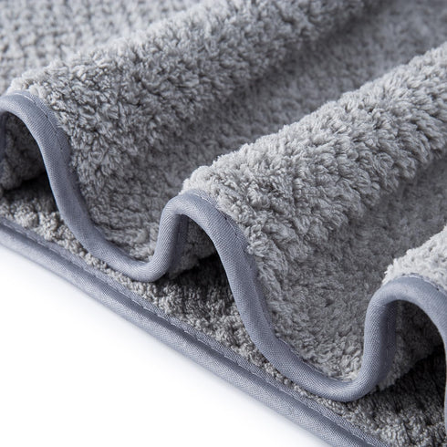 Set 13x13 Inch Set 6, MaopaoBeauty Washcloth for Bathroom - Quick Drying - Ultra Soft Microfiber Absorbent Towel