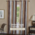 Ombre Panel Light Filtering Semi-Sheer Window Curtain - 84 Inch Length, 50 Inch Width - Chocolate Light Filtering Soft