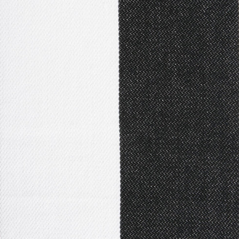 DII Cabana Dobby Stripe Tabletop Collection, Black & White 18x108-inch Table Runner