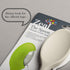 Zeal Scratch Non-Stick Cooking Spoon, Silicone, Cream, 30 cm