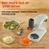 Instant Pot Slicer/ Shredder Attachment for Instant Stand Mixer Pro, Includes 2 Shredding Blades, Slicing Blade, Food