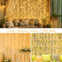 HEYFUNi 304 LED Curtain Lights Outdoor, 9.8Ft*9.8Ft Plug-in Hanging String Lights with 8 Modes for Decor