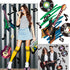 Zonon 40 50s 80s Pcs Music Party Decorations Musical Notes Rock and Roll Record Cutouts Silhouettes Record Guitar Party