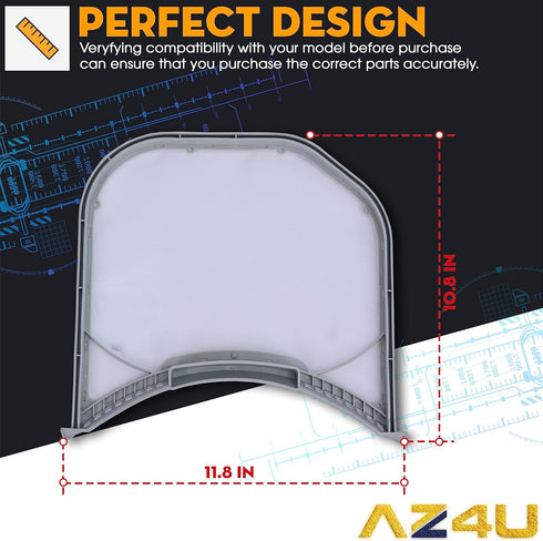 Dryer Lint Filter Screen Trap Replacement for LG DLG3051W, DLG3171W, DLGX3471V, DLGX3571V, DLGX3251W, DLGX3901W