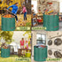 VBWSL 3 80 trimmings, yard waste bags, pcs, gallon capacity, suitable for grass clippings, fallen leaves and tree yard