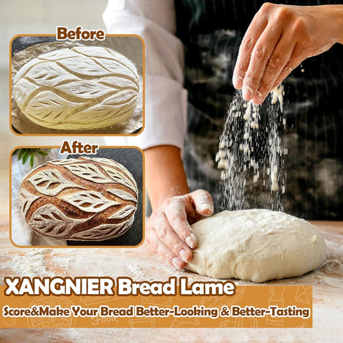 Tool,5 Pack XANGNIER Bread Lame Dough Scoring Sourdough Scoring Tools,Bread Dough Cutter Slashing Razor Tool,Bread