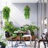 Fake Fern Artificial Hanging Ferns - UV Resistant Faux Greenery Plant for Wall, Wedding Party Decor (2Pcs)