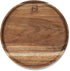 Round Wood Tray, Wooden Serving Tray, Acacia Appetizer Charcuterie Board, Kitchen Countertop Organizer 11.8"