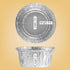 PLASTICPRO 3.5'' Inch Round Ramekins Muffin Cups Tin Foil Cupcake Pans Disposable Aluminum, Freezer & Oven Safe Pack of 20 by PLASTICPRO