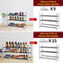 Adjustable Expandable Shoe Rack Storage Organizer, Large Free Standing Closet Shelf for Bedroom, 3 Tier