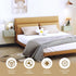 Modern Green Floating Nightstand with Flap Door - Compact Wall-Mounted Design