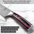 8 Inch Japanese Chef Knife | Razor Sharp High Carbon Stainless Steel Kitchen Knife | Damascus Pattern Professional