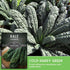 (3 Packs) Lacinato Kale Seeds for Planting Outdoors or Indoors Heirloom Dinosaur Tuscan Kale Variety Cold Hardy Green