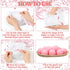 31 1 7 10 1 Ctosree Pcs Pink Bow Baby Shower Diaper Game Diaper Baby Shower Game Board Diapers Plastic Balls Organza