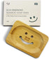mimosu Bamboo Soap Dish with Drain, Eco-Friendly Wooden Holder for Shampoo Bars, Zero Waste Bathroom Tray