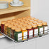 RCHYFEED Pull Out Spice Rack Organizer for Cabinet, Heavy Duty Slide Out Seasoning Organizer Fits Kitchen and Pantry